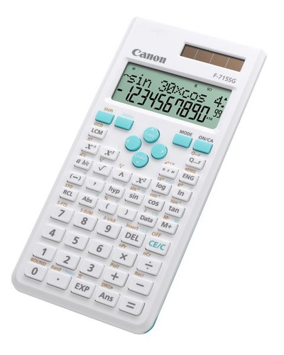 Canon F-715SG Scientific Calculator - 250 Functions - 2 Line(s) - 12 Digits - LCD - Battery/Solar Powered - 168 mm Height 