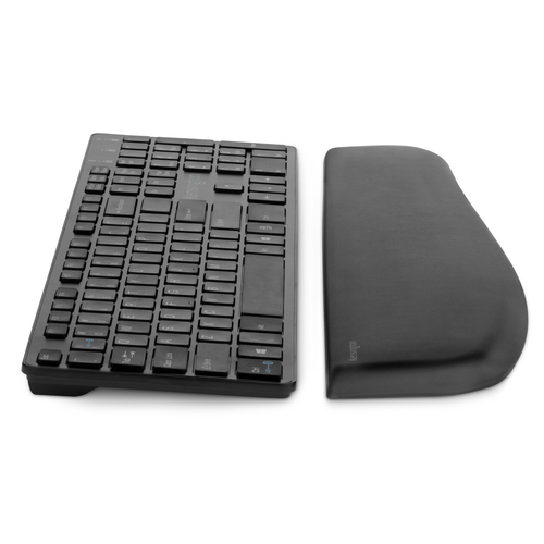 Kensington ErgoSoft Wrist Rest - 10 mm x 101 mm - Elastomer, Thermoplastic Polyurethane (TPU) - Retail - 1 Pack
