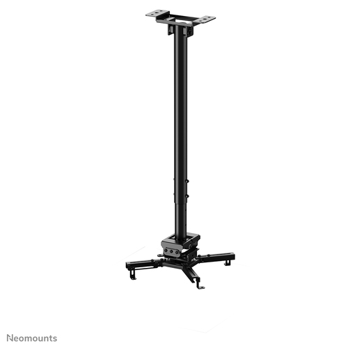 Neomounts CL25-550BL1 Beamer ceiling mount - h 74,5-114,5 cm - easy-install - full motion. Mounting type: Ceiling, Maximum