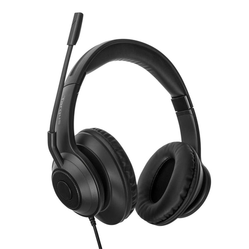Targus AEH102GL Wired Over-the-head, Over-the-ear, On-ear Stereo Headset - Black - Binaural - Circumaural - 182.9 cm Cable