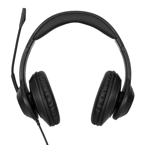 Targus AEH102GL Wired Over-the-head, Over-the-ear, On-ear Stereo Headset - Black - Binaural - Circumaural - 182.9 cm Cable
