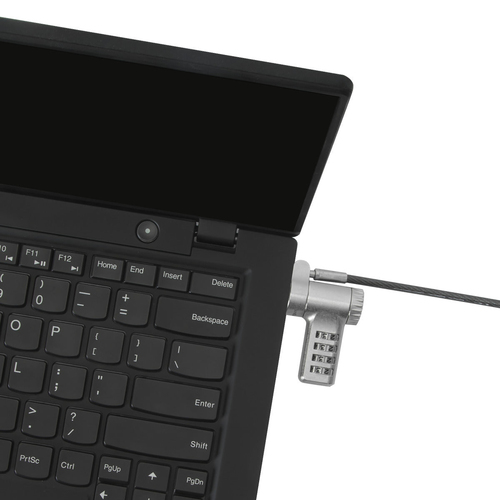 Targus DEFCON ASP96RGLX Kabelschloss Für Monitor, Docking Station, Notebook - 1,98 m Kabel - Zurücksetzbar - 4 Ziffern - P