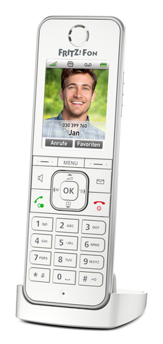 FRITZ!Fon C6  Das Telefon für die FRITZ!Box  Komfort-Schnurlostelefon mit intuitiver Menüführung für alle FRITZ!Box-Modell