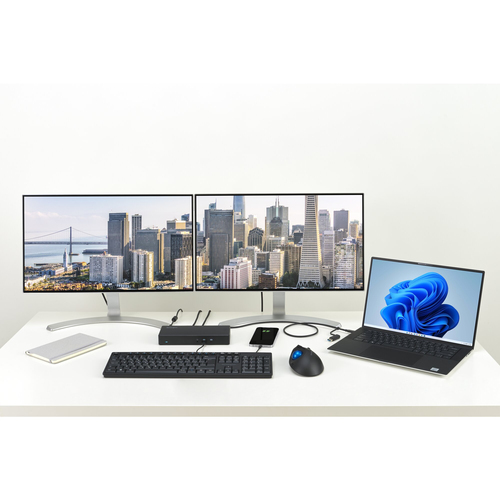 Kensington SD4781P EQ USB-C & USB-A Dual 4K Docking Station. Connectivity technology: Wired, Host interface: USB 3.2 Gen 2