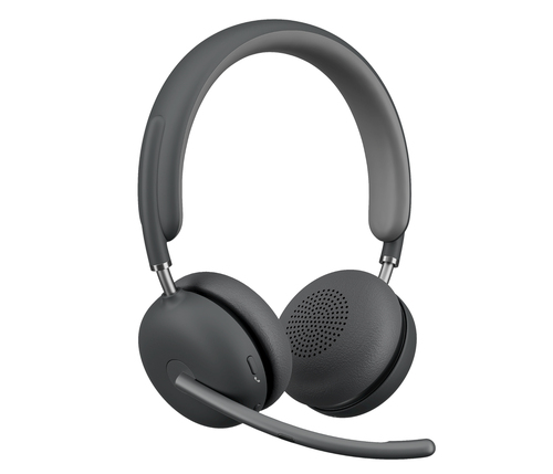 Logitech Zone Wireless 2 Wireless Over-the-head, On-ear Stereo Headset - Graphite - Microsoft Teams Certification - Google