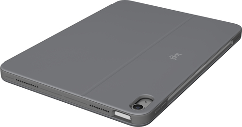 Logitech Combo Touch Tastatur/Cover für 27,9 cm (11 Zoll) Apple iPad Air 11 (2024), iPad Air (5. Generation) Tablet - Grau