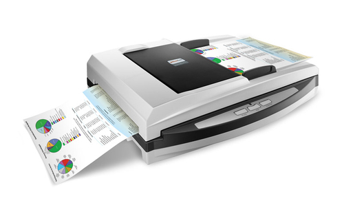 Plustek SmartOffice PL4080 Sheetfed Scanner - 600 dpi Optical - 48-bit Color - 16-bit Grayscale - 40 ppm (Mono) - 40 ppm (