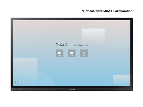 Sharp PN-LA652. Produktdesign: Interaktiver Flachbildschirm. Bildschirmdiagonale: 165,1 cm (65"), Bildschirmtechnologie: L