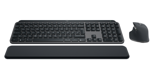 Logitech MX Keys Combo for Business Keyboard & Mouse - QWERTY - Pan-Nordic - USB Scissors Wireless Bluetooth/RF Keyboard -