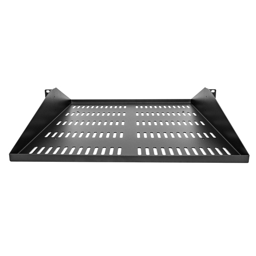 StarTech.com 2U Vented Server Rack Shelf - Center Mount Fixed 20" Deep Cantilever Rackmount Tray for 19" Data/AV/Network w