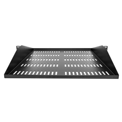 StarTech.com 2U Vented Server Rack Shelf - Center Mount Fixed 20" Deep Cantilever Rackmount Tray for 19" Data/AV/Network w