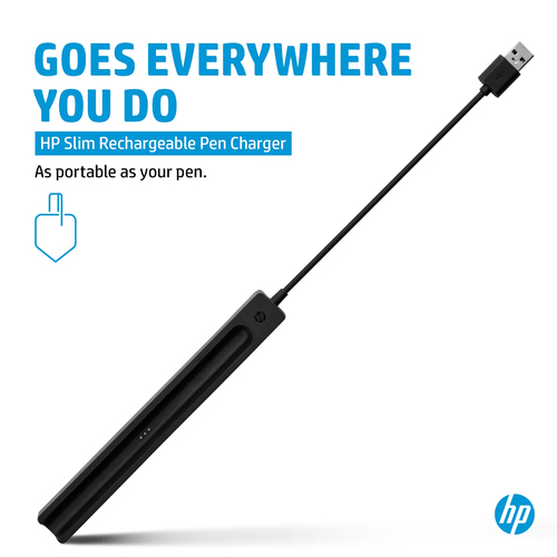 HP Stromadapter - für Stylus - 14,99 cm Kabel - Schwarz