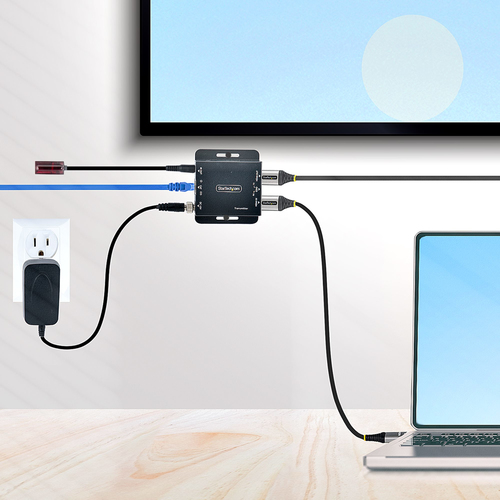 StarTech.com EXTEND-HDMI-4K40C6P1. Typ: AV-Sender & -Empfänger, Maximale Auflösung: 3840 x 2160 Pixel, unterstütze Kabelty