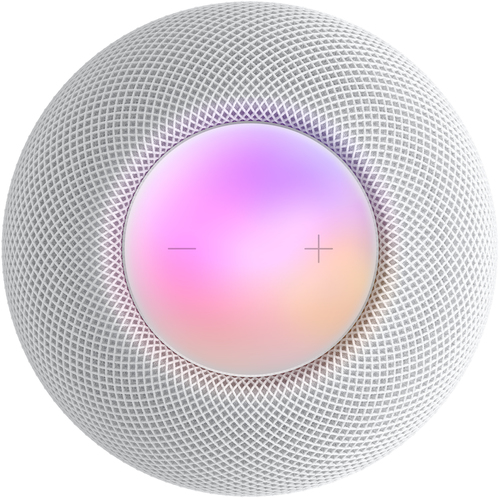 Apple HomePod mini. Virtual assistant: Apple Siri, Shape: Round, Product colour: White. Speaker type: Full range, Volume c