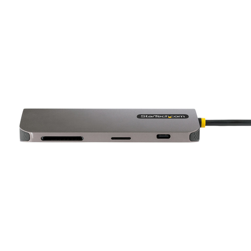 StarTech.com USB C Multiport Adapter, 4K 60Hz HDMI HDR10 Video, 3 Port 5Gbps USB-A Hub, 100W PD Pass-Through, GbE, SD/Micr