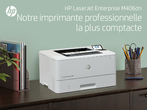 HP LaserJet Enterprise M406dn - Desktop Kabel Laserdrucker - Monochrom - 40 ppm Monodruck - 1200 x 1200 dpi Druckauflösung