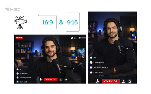 i-tec SOLOMON 700 STREAM 4K Webcam Ring Light. Megapixel (approx.): 8.29 MP, Maximum video resolution: 3840 x 2160 pixels,