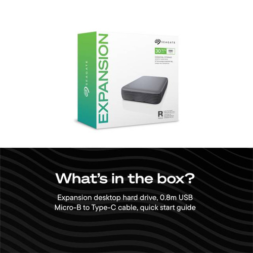 Seagate Expansion Desktop Festplatte - 3,5" Extern - 8 TB - Desktop-PC, Notebook, Workstation Unterstütztes Gerät - USB 3.