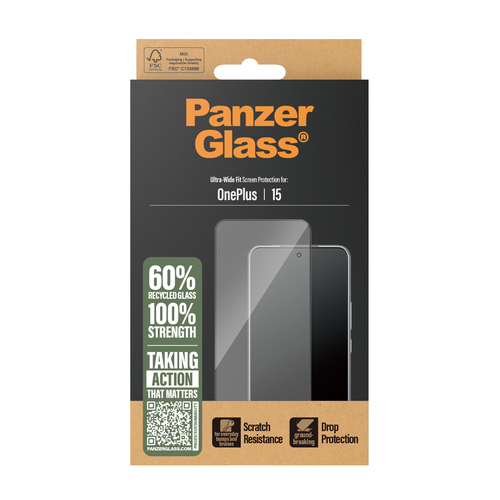PANZERGLASS SCREEN PROTECTOR ONE PLUS 15 UWF