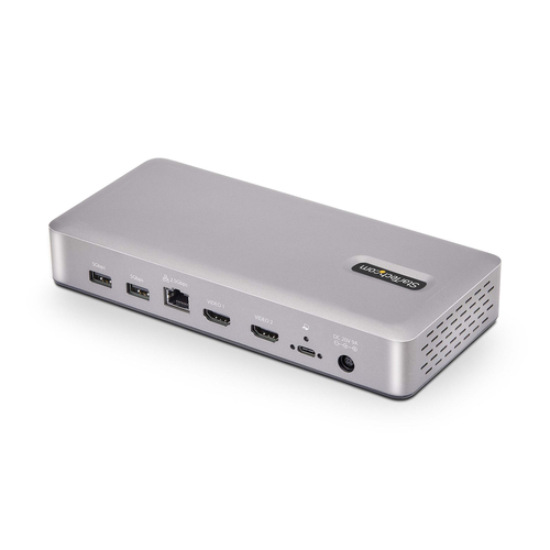 StarTech.com USB4 Docking Station for Tablet, Monitor, Smartphone, Notebook - Charging Capability - 165 W - Space Gray - D
