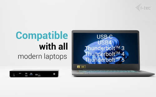 I-TEC THUNDERBOLT4 3X DISPLAY DOCKING STATION POWER DELIVERY 9