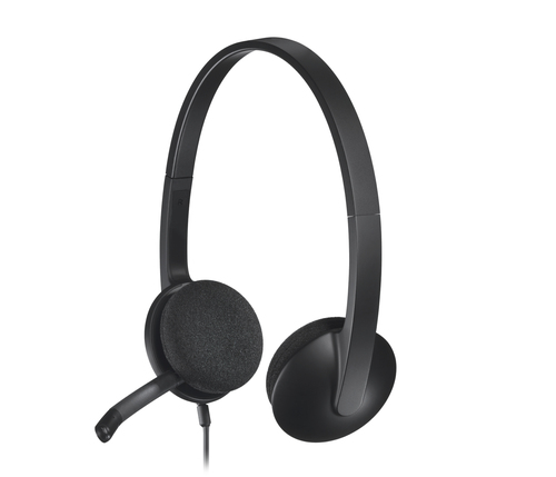 Cuffie Logitech H340 Cavo Over-the-head Stereo - Nero - Binaural - Semi-Aperto - 20 Hz a 20 kHz - 180 cm Cavo - USB