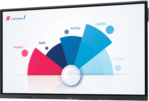 Sharp PN-L652B. Bildschirmdiagonale: 165,1 cm (65"), Display-Auflösung: 3840 x 2160 Pixel, Bildschirmtechnologie: LCD. Geh