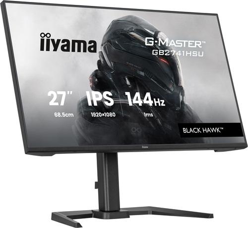 Moniteur de jeu LCD iiyama G-MASTER Black Hawk GB2741HSU-B1 27" Classe Full HD - 16:9 - Noir mat - 68,6 cm (27") Viewable 
