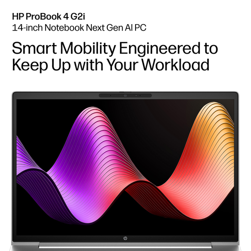 HP ProBook 4 G2i 35.6 cm (14") Copilot+ PC Notebook - WUXGA - Intel Core Ultra 5 Series 3 322 - 16 GB - 512 GB SSD - Pike 