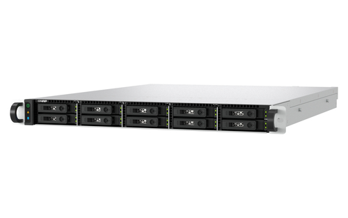 QNAP TS-h1077AFU-R7-32G. Type: NAS. Chassis type: Rack (1U). Device class: Small & Medium Business. Processor family: AMD 