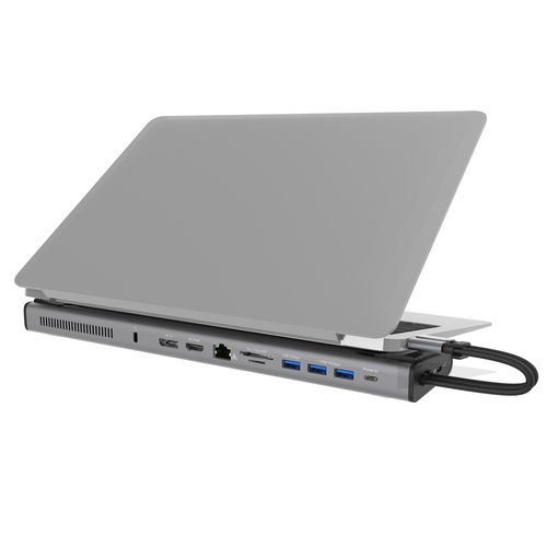 j5create JCD552-N Estación de acoplamiento de pantalla triple USB-C® con adaptador PD de 100 W - UE. Tecnología de conecti