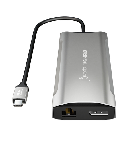 j5create JCD397-N Miniestación de acoplamiento 4K60 Elite USB-C® para tres monitores de 10 Gbps. Tecnología de conectivida