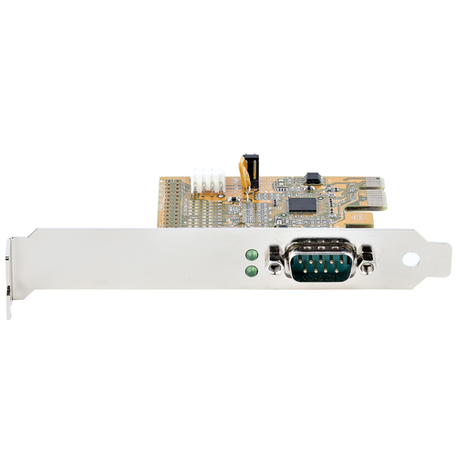 StarTech.com 1-Port PCI Express Serial Card, PCIe to RS232 (DB9) Serial Interface Card, 16C1050 UART, COM Retention, Low P
