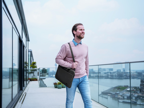 Trust Bologna Tasche für 40,6 cm (16 Zoll) Notebook, Smartphone, Tablet - Grün - Polyester, Polyethylenterephthalat (PET) 