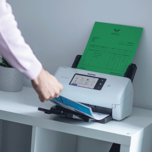 Brother ADS-4700W Sheetfed Scanner - 600 dpi Optical - 48-bit Color - 8-bit Grayscale - 40 ppm (Mono) - 40 ppm (Color) - D