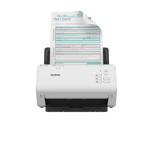Brother ADS-4300N Sheetfed Scanner - 600 dpi Optical - 48-bit Color - 8-bit Grayscale - 40 ppm (Mono) - 40 ppm (Color) - D