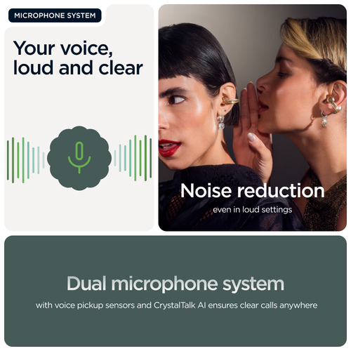Motorola Mobility moto buds True Wireless Earbud Stereo Earset - Trekking Green - Binaural - In-ear - Bluetooth - Noise Ca