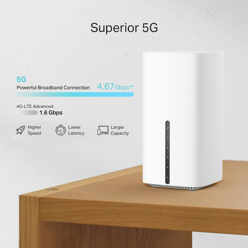 Modem/Routeur sans fil TP-Link Archer NX210 - Wi-Fi 6 - IEEE 802.11 a/b/g/n/ac/ax - 1 SIM - cellulaire, Ethernet - 5G - LT