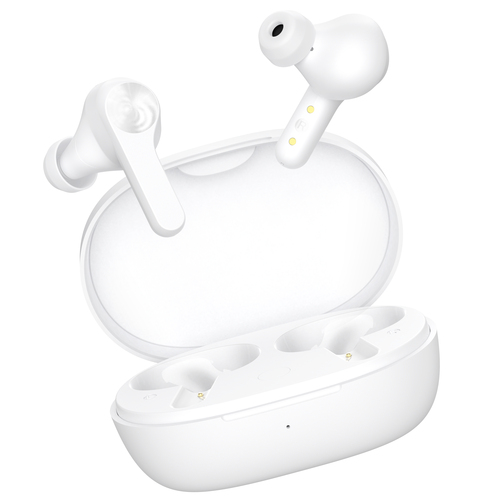 TCL MOVEAUDIO Go True Wireless Earbud Stereo Earset - White, Multicolor - Binaural - In-ear - Bluetooth - 16 Ohm - Noise R