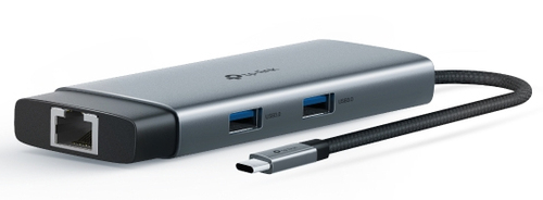 TP-Link UH6120C USB-Typ C Docking Station für Notebook, Tablet, Smartphone, Spielkonsole, Desktop-PC - Ladefunktion - 1 Un