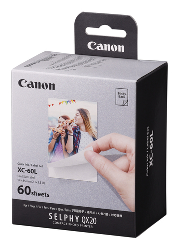 Canon XC-60L Thermosublimation Tintenpatrone/Papier-Kit - Originaler Pack