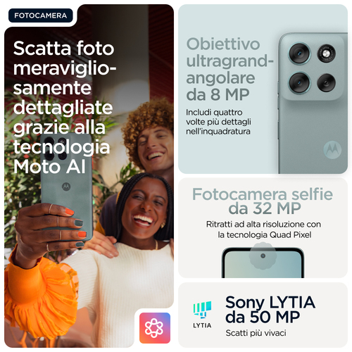 Motorola moto g56 5G . Dimensioni diagonale schermo: 17,1 cm (6.72"), Risoluzione del display: 2400 x 1080 Pixel. Frequenz