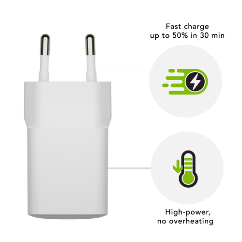 dbramante1928 ApS 30 W AC Adapter - Universal Adapter - 1 USB Type-C - For USB Type C Device, Notebook, Tablet PC, Smartph