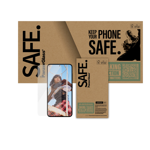 Safe Screen Protector for Galaxy S25 - For Widescreen AMOLED Smartphone