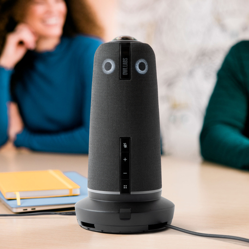Owl Labs Meeting Owl 5 Pro — 360-Degree 4K Smart Video Conferencing Camera, Microphone, and Speaker (Automatic Speaker Foc