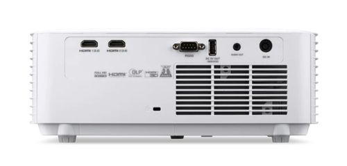 Acer Vero XL2521 3D DLP Projector - 16:9 - Ceiling Mountable - White - High Dynamic Range (HDR) - 1920 x 1080 - Front, Rea