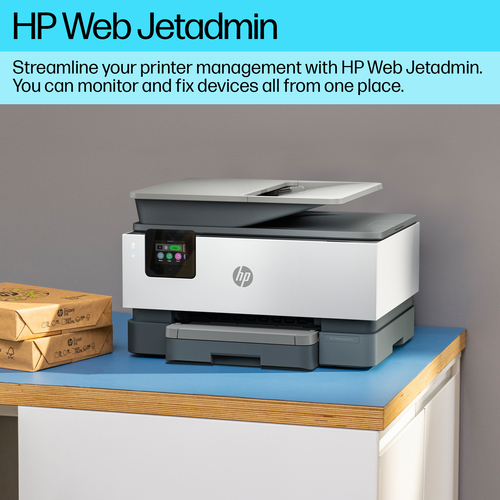 HP Officejet Pro 9120b Wired & Wireless - Tintenstrahl-Multifunktionsdrucker - Farbe - Kopierer/Fax/Drucker/Scanner - 32 S
