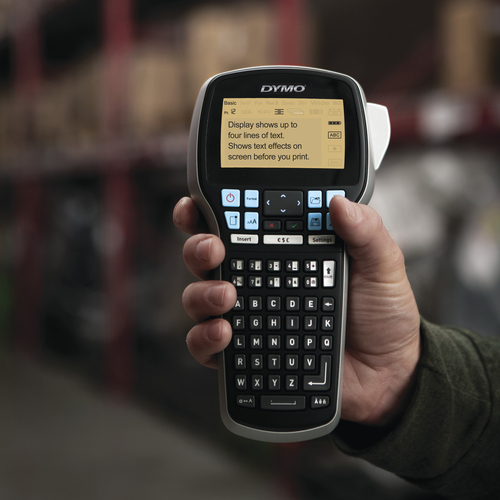 Dymo LabelManager 420P Electronic Label Maker - Thermal Transfer - 10 mm/s Mono - Tape, Label6 mm, 9 mm, 12 mm, 19 mm - LC