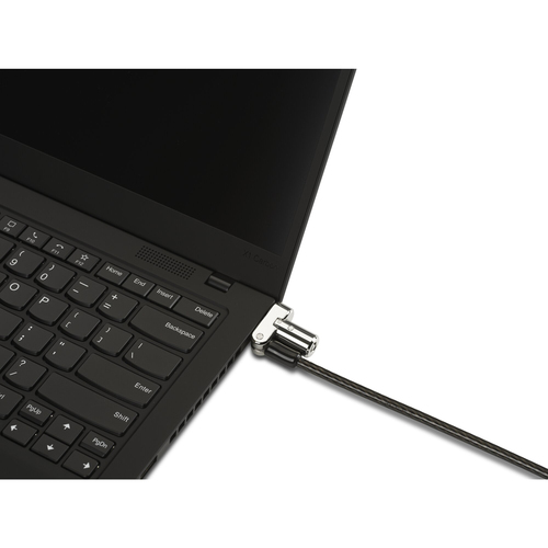 Kensington Universal Cable Lock For Notebook - 182.88 cm (72"") Cable - Patented T-bar/Key Lock - Carbon Steel - For Notebook
