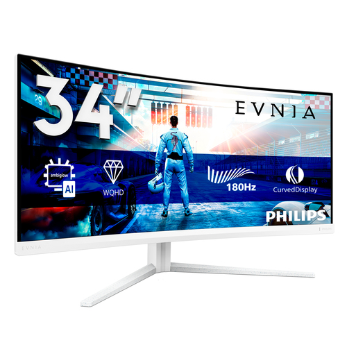 Monitor LCD Evnia 34M2C5501A 863,6 mm (34") Classe UW-QHD Schermo curvo - 21:9 - 86,4 cm (34") Viewable - Allineamento Ver